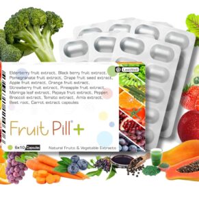 Fruitpill+Plus Natural Plant based Fruit extracts, Vegetable extracts